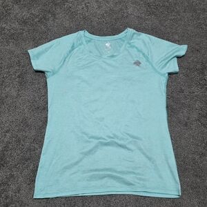 Rabbit Women's Green Aqua Athletic T-Shirt